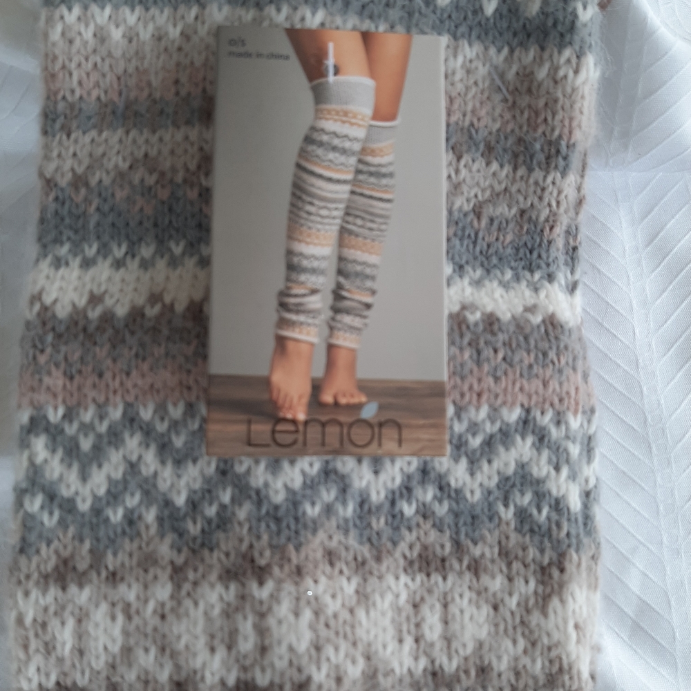 Lemon Leg/Boot Socks - Picture 2 of 2